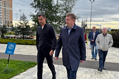 Дмитрий Благов провел обход территории в жилом комплексе «Остафьево»