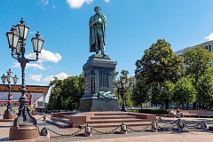 На тестовом голосовании москвичи определят судьбу монумента Александру Пушкину